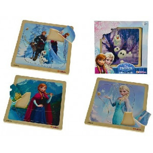 Eichhorn Puzzle-lemn ”Frozen” 4 asort