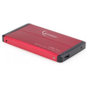 "2.5"" SATA HDD External Case miniUSB3.0, Aluminum Red, Gembird ""EE2-U3S-3-R""
-  
  https://gembird.nl/item.aspx?id=10256"
