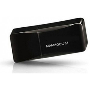 "USB2.0 Mini Wireless LAN Adapter MERCUSYS ""MW300UM"", 300Mbps
Provides fast 300Mbps Wi-Fi connections for wired devices
Ideal for online gaming, HD streaming, web browsing, and more
Supports Windows 10/8.1/8/7/XP (32/64bit)"