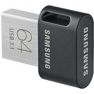 Флешка 64GB  Samsung FIT Plus MUF-64AB/APC, Read 200MB/s, Black, USB 3.1