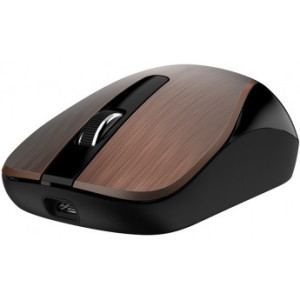 Мышь беспроводная Genius ECO-8015, Optical, 800-1600 dpi, 3 buttons, Ambidextrous, Rechar., Chocolate
