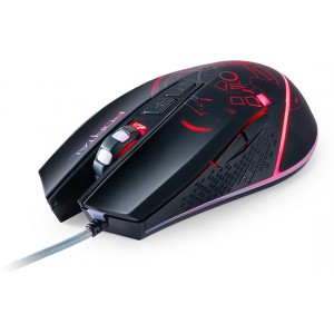 Мышь Qumo Portal, USB, Black/Red