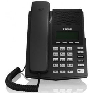 "Fanvil X1P Black, VoIP phone, POE support
without power supply"