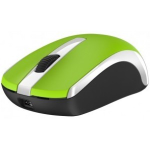 Mouse беспроводная Genius ECO-8100, Optical, 800-1600 dpi, 3 buttons, Ambidextrous, Rechar., Green