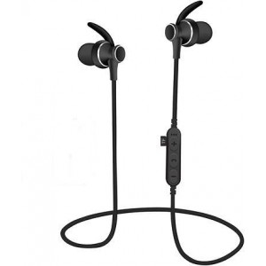 Platinet PM1060B In-Ear Bluetooth V4.2 + microSD Sport  Earphones + Mic Black [44462]