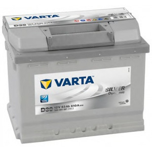VARTA 63AH 610A(EN) клемы 1 (242x175x190) S5 006