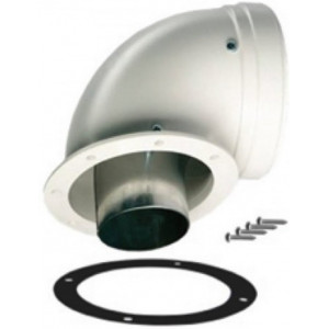 Коаксиальное колено с фланцем (90град 100/60) для конденсационных котлов Ferroli