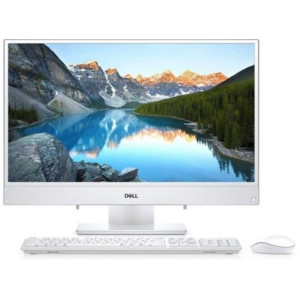 AIl-in-One PC - 21.5" DELL lnspiron 3277 FHD IPS, Intel® Pentium® 4415U (Dual Core, 2.3GHz, 2MB), 4GB DDR4 RAM, 1TB HDD, no DVD, Intel® HD Graphics 610, HD Webcam, Fixed Stand, Wi-Fi-AC/BT4.0, USB KB&MS, Ubuntu, White