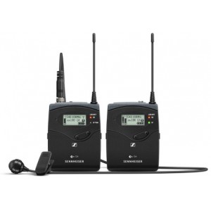 "Wireless Microphone set Sennheiser ""EW 122P G4-B""
- 
 http://en-de.sennheiser.com/wireless-lavalier-microphone-clip-on-set-ew-122-p-g3"