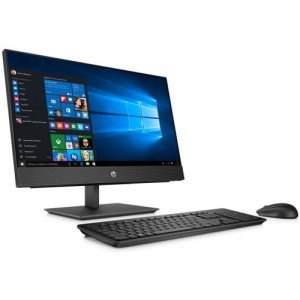 All-in-One PC - 23.8" HP ProOne 440 G4 FullHD IPS, Intel® Pentium® G5400T 3,1 GHz, 8GB DDR4 RAM, 128GB SSD+1TB HDD, DVD-RW, CR, Intel® UHD 630 Graphics, FullHD webcam, Fixed Tilt Stand, Wi-Fi/BT5, GigaLAN, 120W PSU, FreeDOS, USB KB/MS, Black