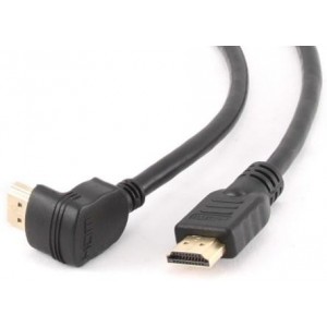 Cable HDMI M to HDMI90° M 4.5m v1.4 GEMBIRD CC-HDMI490-15 gold-plated, ethernet / 3D