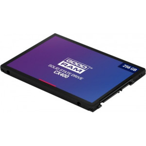 2.5" SSD 256GB  GOODRAM CX400, SATAIII, Read: 550 MB/s, Write: 490 MB/s,  3D NAND TLC  SSDPR-CX400-256