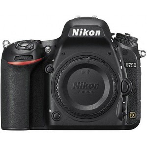 Nikon   D750 body  24.3MPx FX-Format CMOS Sensor; No Optical Low Pass Filter EXPEED 4 Image Processor 3.2" 1,229k-Dot RGBW Tilting LCD Monitor Full HD 1080p Video Recording at 60 fps Multi-CAM 3500FX II 51-Point AF Sensor Native ISO 12800, Extended to ISO