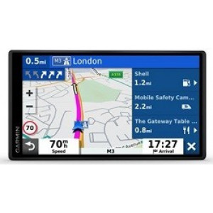 GARMIN DriveSmart 65 MT-S, Licence map Europe+Moldova, 6.95" LCD Edge-to-Edge (1024*600), MicroSD, Bluetooth, WiFi, Hands-free calling, Junction view, Lane assist, Smart notifications, Lifetime traffic updates, Battery life up to 1 hours, 239.6g