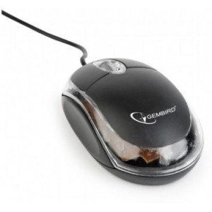 Gembird MUS-U-01, Optical Mouse, 1000dpi, USB, Black