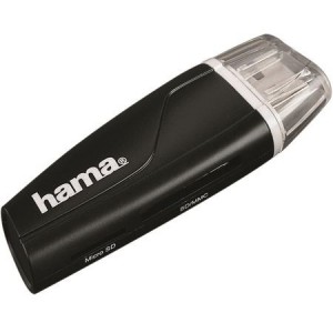Card reader Hama 54133, USB, Black