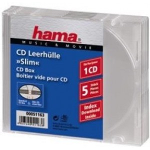 Коробка для CD/DVD Hama 51163