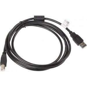 Cable USB AM-BM  1.8m LANBERG  with Ferrite core CA-USBA-11CC-0018-BK