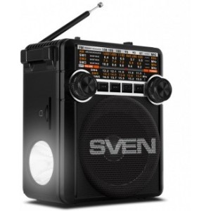 "Speakers   SVEN   Tuner ""SRP-355""  Black, 3w, FM, USB, SD/microSD, flashlight
-  
  http://www.sven.fi/ru/catalog/portable_radio/srp-355.htm"