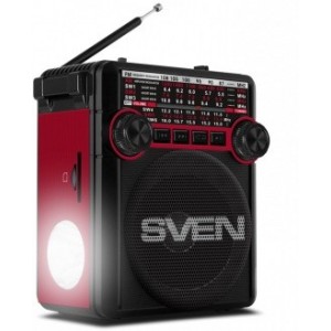 "Speakers   SVEN   Tuner ""SRP-355""  Black/Red, 3w, FM, USB, SD/microSD, flashlight
-  
  http://www.sven.fi/ru/catalog/portable_radio/srp-355.htm"