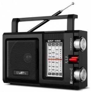 "Speakers   SVEN   Tuner ""SRP-450""  3w, FM
-  
  http://www.sven.fi/ru/catalog/portable_radio/srp-450.htm"