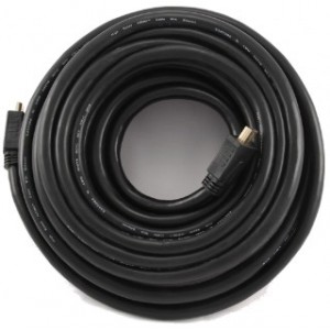 Cable HDMI  CC-HDMI4-30M, 30 m, HDMI v.1.3, male-male, Black cable with gold-plated connectors, Bulk packing
