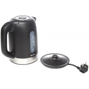 Ceainic electric TEFAL KO330830
Plastic, 2400W, 1,7l, concealed heating element, 360° swivel base, black