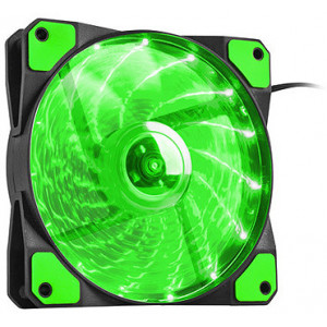  Case/CPU FAN Genesis Hydrion 120, GREEN LED, 120x120x25 mm, 1000rpm, 18.8 dB, 42.1 CFM