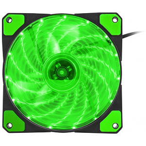  Case/CPU FAN Genesis Hydrion 120, GREEN LED, 120x120x25 mm, 1000rpm, 18.8 dB, 42.1 CFM