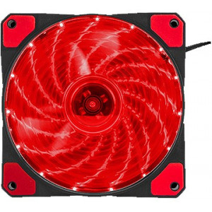  Case/CPU FAN Genesis Hydrion 120, RED LED, 120x120x25 mm, 1000rpm, 18.8 dB, 42.1 CFM