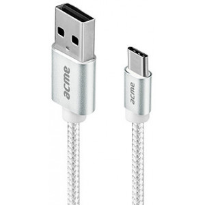  ACME CB2041S USB type-C cable, 1m, Silver