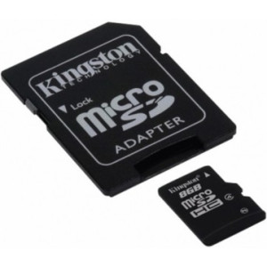 8GB Kingston microSD Class4 + SD adapter