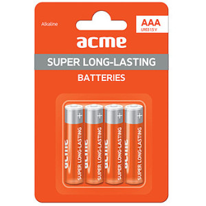  ACME Batteries AAA  Alkaline LR03/4pcs