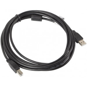 Cable USB AM-BM 3m LANBERG with Ferrite core CA-USBA-11CC-0030-BK