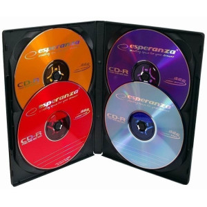 Esperanza DVD Box 4 Black 14 mm 3066