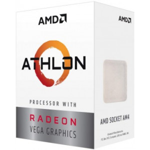 "APU AMD Athlon 240GE (3.5GHz, 2C/4T,L2 2MB, L3 4MB, 35W,14nm, VEGA 3), Socket AM4, Box
Система охлаждения: Wraith Stealth"