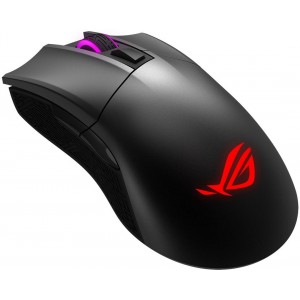 "Wireless Gaming Mouse Asus ROG Gladius II, Optical, 100-16000 dpi, 6 buttons, RGB, 2.4GHz/Bluetooth
, Ergonomic right-handed, Onboard memory, 127g, Easy switch-replacements, Aura Sync, Dual wireless connectivity via 1ms 2.4GHz and low latency Bluetooth 
