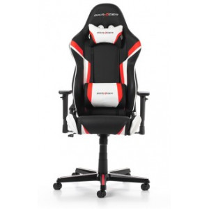 Gaming Chairs DXRacer - Racing GC-R288-NRW-Z1, Black/Red/White - PU leather, Gamer weight up to 100kg / growth 165-195cm, Foam Density 50kg/m3, 5-star Aluminum IC Base, Gas Lift 4 Class, Recline 90*-135*, Armrests: 3D, Pillow-2, Caster-2*PU, W-23kg