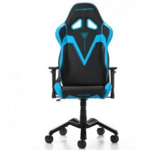 Gaming Chairs DXRacer - Valkyrie GC-V03-NB-B2, Black/Blue/Black - PU leather, Gamer weight up to 115kg/growth 165-195cm, Foam Density 50kg/m3, 5-star  Aluminium Spider, Gas Lift 4 Class, Recline 90*-135*, Armrests:4D, Pillow-2, Caster-3*PU, W-21kg