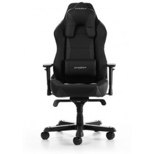 Office Chairs DXRacer - Work GC-W0-N-Y2, Black/Black/Black - PU leather, Gamer weight up to 130kg / growth 160-185cm, Foam Density 52kg/m3, 5-star Wide Alum x2 Base, Gas Lift 4 Class,Recline 90*-120*,Armrests: 3D,Pillow-2,Caster-3*PU,W-28,25kg