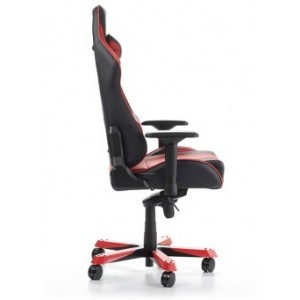 Gaming Chairs DXRacer - King GC-K06-NR-S3, Black/Red/Black - PU leather & Carbon look PVC,Gamer weight up to 150kg/growth 160-195cm,Foam Density 54kg/m3,5-star Wide Alum Base,Gas Lift 4 Class,Recline 90*-135*,Armrests:4D,Pillow-2,Caster-3*PU,W-30kg