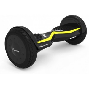 Skymaster Wheels Dual 11 Hoverboard, Black/Yellow, Wheel 10.0", Speeds of up to:15km/h, LG Battery capacity: up to 20km, Weight:10.8kg, Maximum load: 85kg, Power Wheels: 300W, Bluetooth (Speakers), Carry Bag, Taotao motherboard