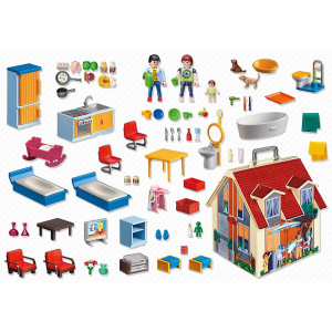 Игровой набор Playmobil Take along modern Doll House PM5167