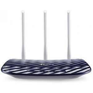 "Wireless Router TP-LINK ""Archer C20"", AC750 Dual Band Wireless Router
Supports 802.11ac standard - the next generation of Wi-Fi
Simultaneous 2.4GHz 300Mbps and 5GHz 433Mbps connections for 733Mbps of total available bandwidth
2 external antennas pro