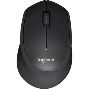 Logitech Wireless M330 Silent Plus, Optical Mouse for Notebooks, nano receiver, Black