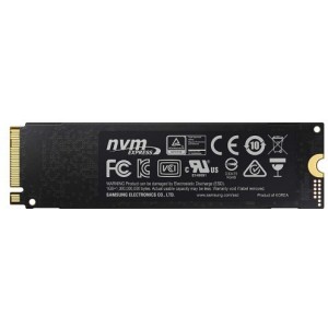 M.2 NVMe SSD 500GB  Samsung SSD 970 EVO Plus, Interface: PCIe3.0 x4 / NVMe1.3, M2 Type 2280 form factor, Seq. Read: 3500 MB/s, Seq. Write: 3200 MB/s, Max Random 4k: Read /Write: 480,000/550,000 IOPS, Samsung Phoenix controller, 3D TLC (V-NAND)