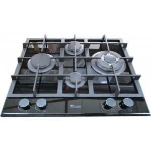 Встраиваемая газовая панель Tornado TR4020HM ROMB BL Glass