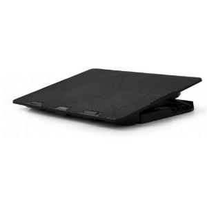 "Notebook Cooling Pad Gembird ""NBS-2F15-02"", 15'', 2x125mm fan, 2xUSB, LED light
-  
  https://gembird.nl/item.aspx?id=10401"