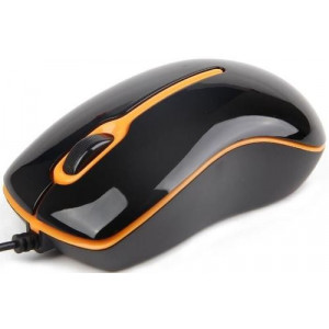 Mouse Gembird MUS-U-004-O, USB, Black/Orange