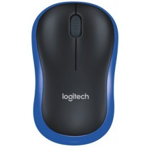 Mouse Logitech Wireless Mouse M185 Blue-Black USB